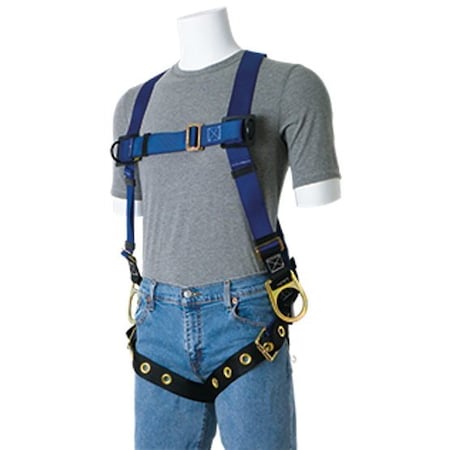 GEMTOR Full Body Harness, Vest Style, XL VP104-4